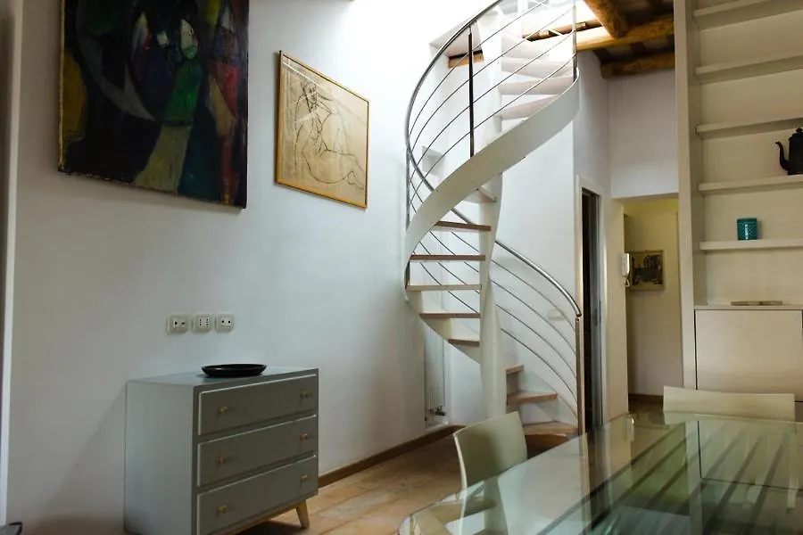 Stylish Penthouse With Terrace In Trastevere Rome Apartment