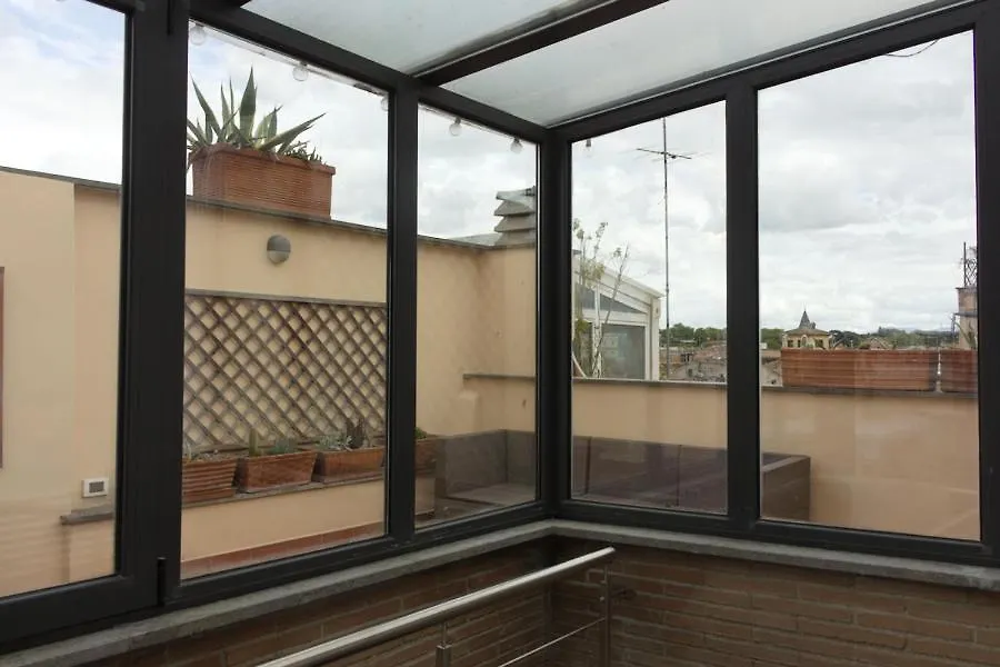 Stylish Penthouse With Terrace In Trastevere Rome 0*,  Italy